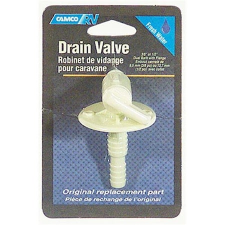 Camco Camco Mfg Inc Rv Dual-Size RV Drain Valves 22223 22223